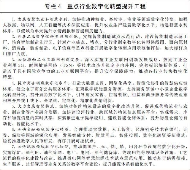国务院:到2025年数字经济核心产业增加值占GDP比重达到10%
